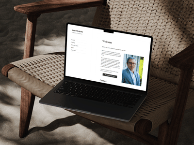 Site vitrine pour Jean Hindriks, professeur universitaire - Création de site internet