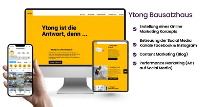 Content Marketing für Ytong Bausatzhaus - Content-Strategie