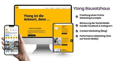 Content Marketing für Ytong Bausatzhaus - Estrategia de contenidos