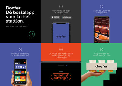 Branding en Campagne >> bestelapp Doofer - Branding & Positionering
