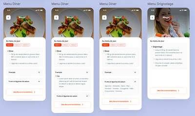 Application mobile Magic Diet - Mobile App