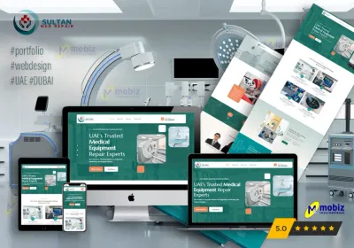 Sultan Medical and Laboratory Repair Website - Aplicación Web