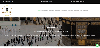 Création de site internet I GO-Omra - Stratégie digitale