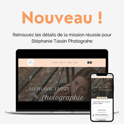 Site vitrine - photographe - Website Creatie