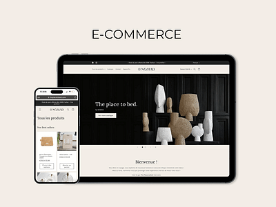 Site E-Commerce pour The Place to bed - Website Creation