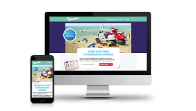 Vespa & Piaggio - Führerschein-Upgrade - Web Application