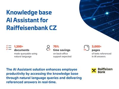 Knowledge Base AI Assistant for Raiffeisenbank - Intelligence Artificielle