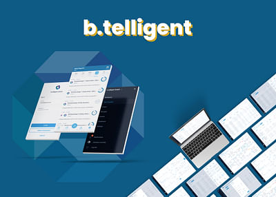 b.telligent - internal time-tracking tool - Webseitengestaltung