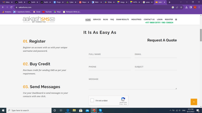 Bulk SMS Service - Web Application