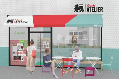 Delhaize - launch Fresh Atelier - Réseaux sociaux