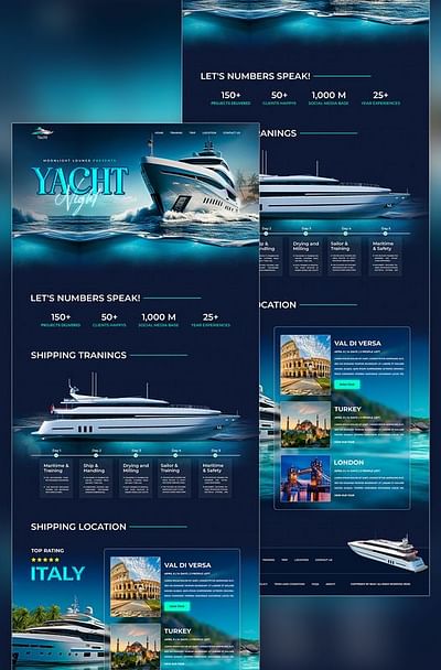 WEBSITE ZUR YACHTVERMIETUNG - Webanwendung