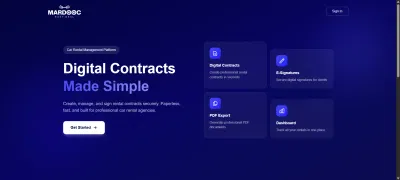 MARDOC — Car Rental Contract Management SaaS - Application web