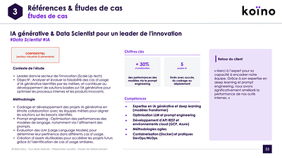 IA générative & Data Scientist - Intelligence Artificielle