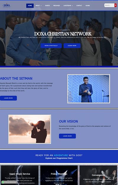 Church Website - Website Creation