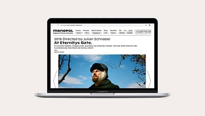 Monopol Magazin Online | Website - Graphic Design
