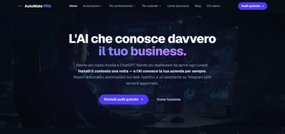 AutoMate PRO - Creazione di siti web