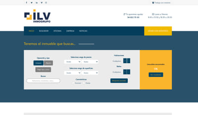 Diseño web para agencia inmobiliaria - Creación de Sitios Web