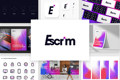 Refonte de l'identité de marque d'Escrim - Digitale Strategie