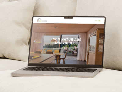 Website & Imagebroschüre für Holzbau Strasser - Webseitengestaltung