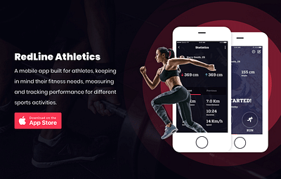 Redline athletics - tracking athletes success - Software Ontwikkeling