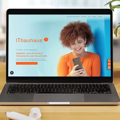Joomla! Website ITbauhaus GmbH - Webseitengestaltung