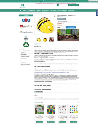 Force de vente Prestashop pour Easytis - E-Commerce