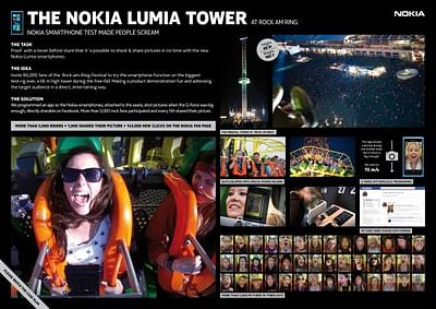 NOKIA LUMIA TOWER - Pubblicità