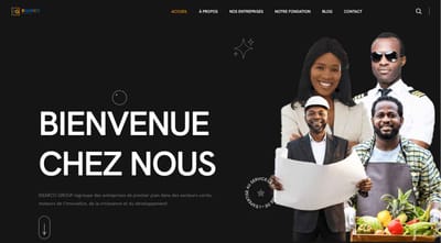 Réalisation site vitrine d'Enarco Group - Grafikdesign