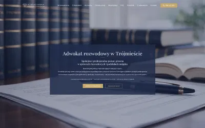 Landing page for legal services - Creación de Sitios Web