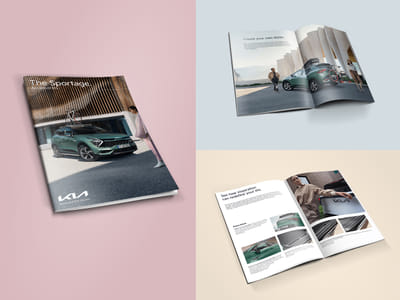 KIA Accessoire-Broschüren - Markenbildung & Positionierung