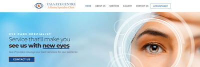 SEO for Vala Eye Centre - SEO