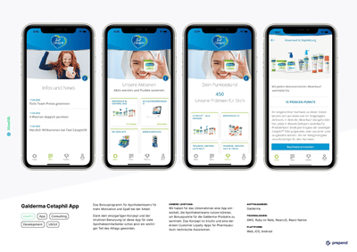 Galderma App - Application mobile