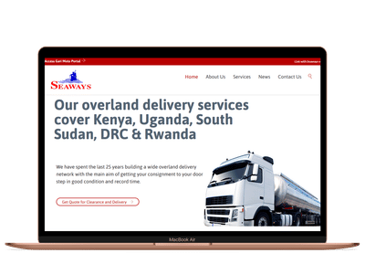 Logistics Website - Réseaux sociaux