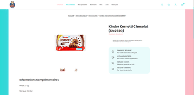 King USA • Vente de produits d'Amérique et d'Asie - E-commerce