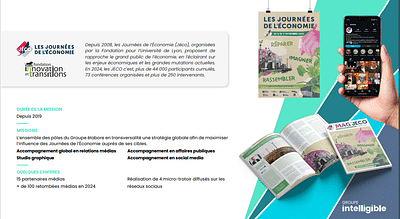 Visibilité globale _ Les Journées de l'Economie - Relations publiques (RP)