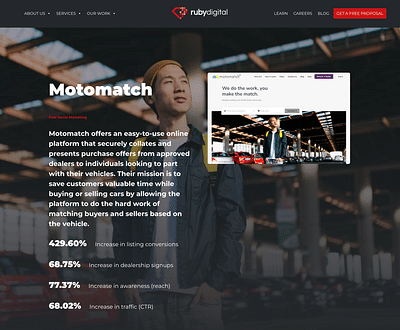 Motomatch (Paid Social) - Social Media