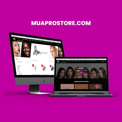MUA PRO STORE (Website Design & Development) - Creación de Sitios Web