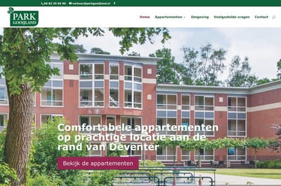 Website en Facebookcampagne voor Park Gooijland - Branding & Positionering