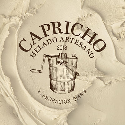 Identidad Corp. Capricho Helado Artesano - Markenbildung & Positionierung