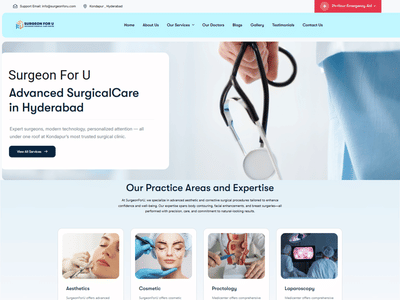 Website Development for Surgeon For U - Website Creatie