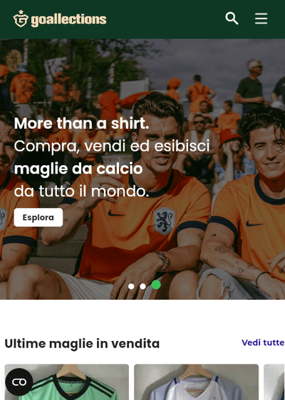 Goallections - Applicazione Mobile
