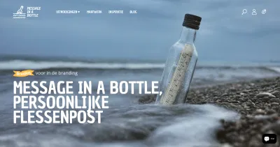 Custom Shopify webshop for D2C Gifting | Message in a Bottle - E-commerce