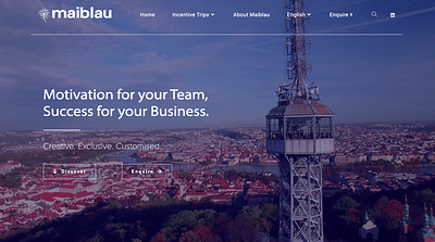 Maiblau — Branding, web design and development - Stratégie digitale