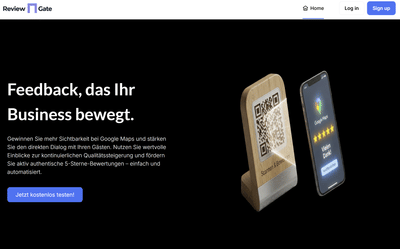 Erstellung eines Bewertungsmanagers mit Multi Account Funktion - Web Applicatie