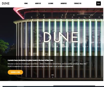 DUNE software development - Webseitengestaltung