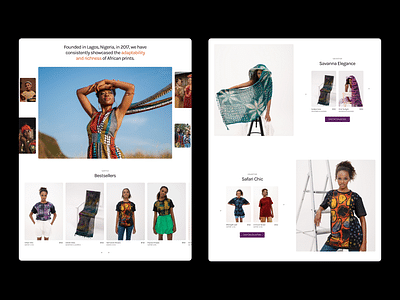 Vibrant Shopify E-Commerce for African Fashion - E-commerce
