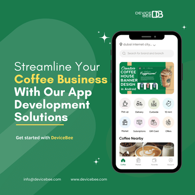 Coffee Delivery App Development - Website Creation