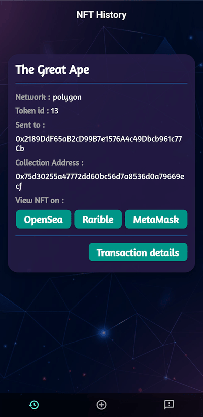 NFT Maker - Ergonomie (UX/UI)