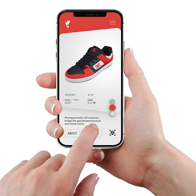 DC Shoes-Product digitalization for online catalog - Webanwendung
