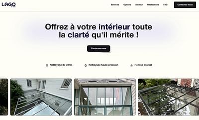 Agence lavage de vitres - Création de site internet